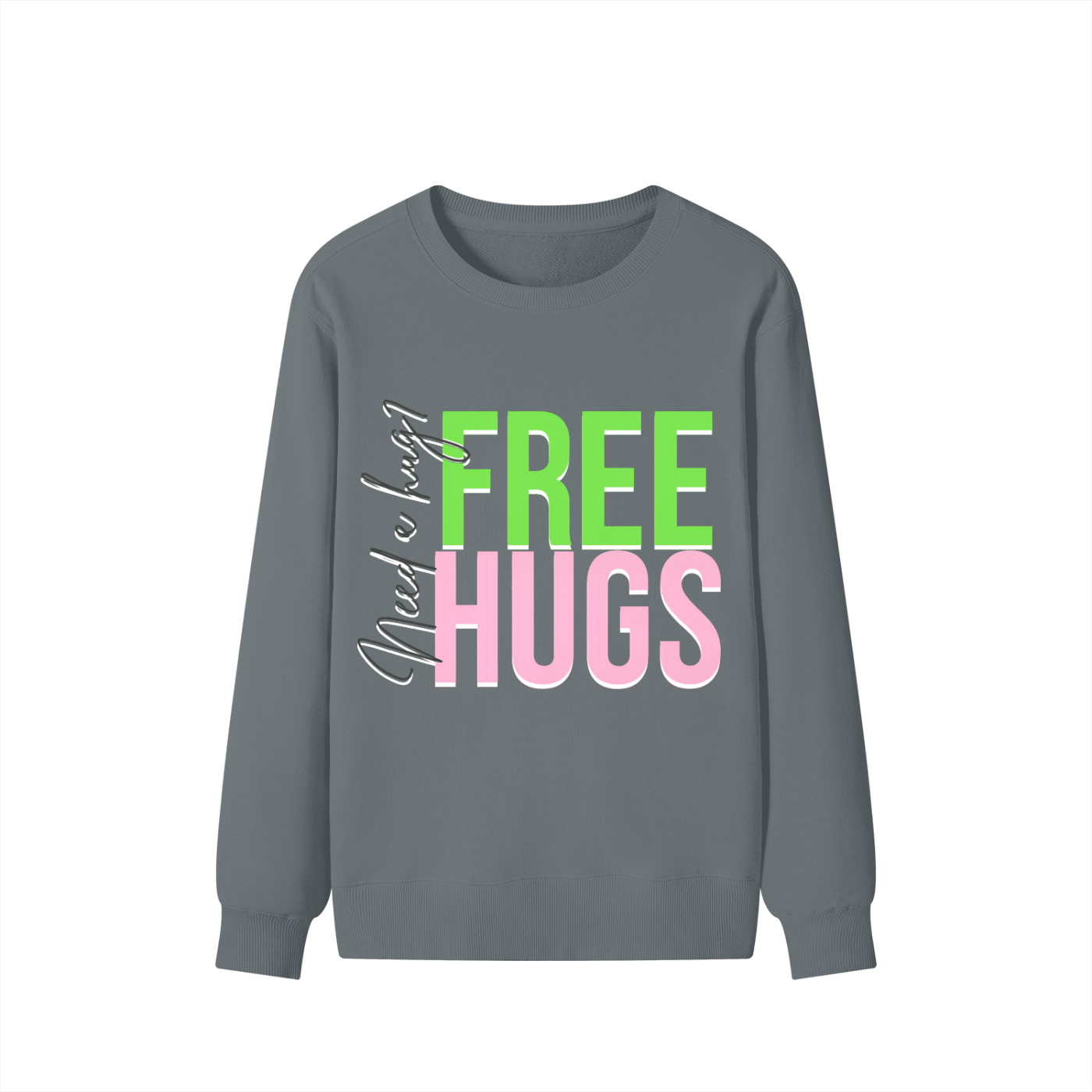 Free Hugs Unisex Cotton Sweatshirt