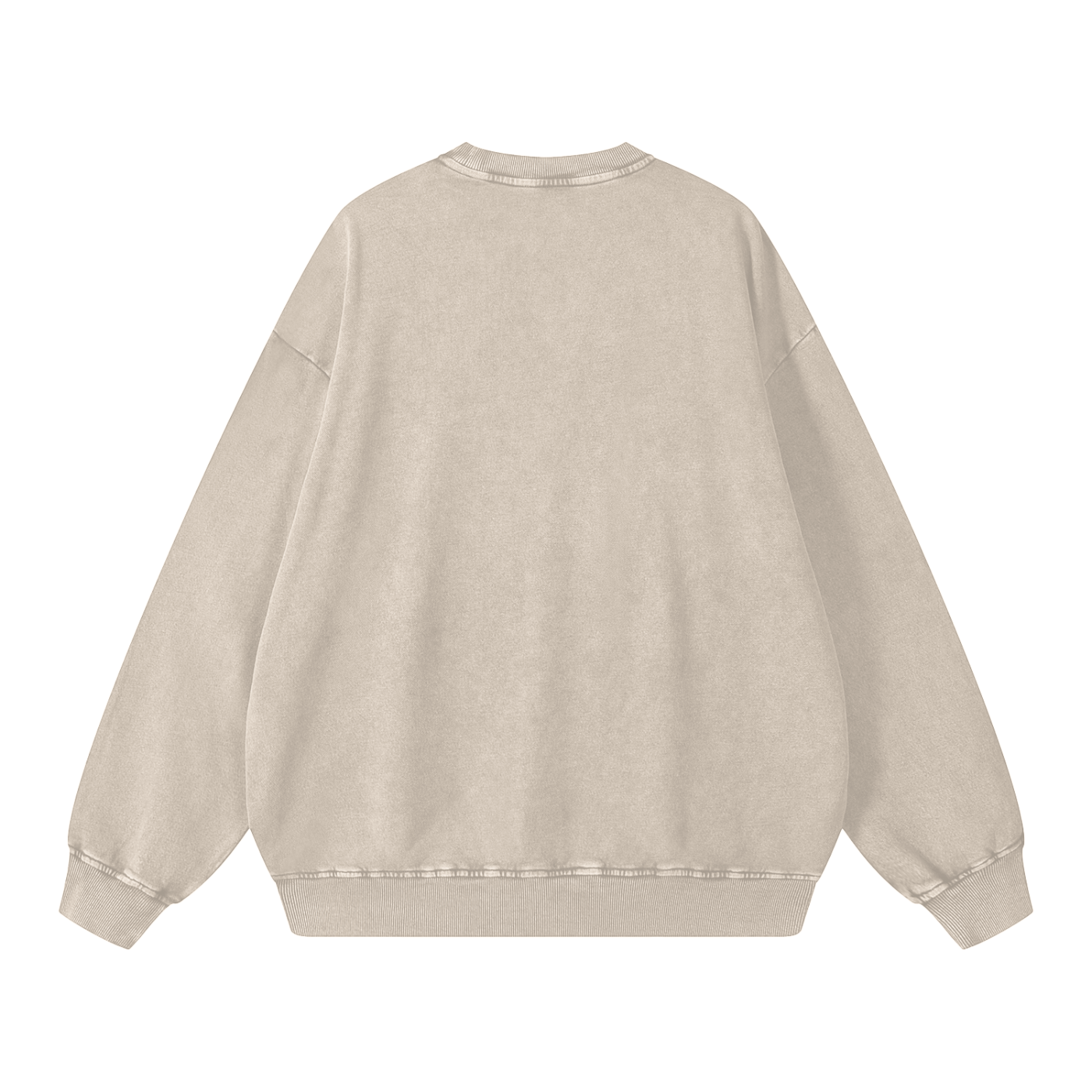 Ask Me Why I love Jesus Snow Washed Oversized Sweatshirt