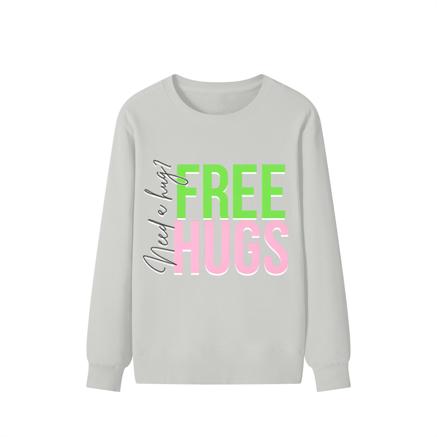 Free Hugs Unisex Cotton Sweatshirt
