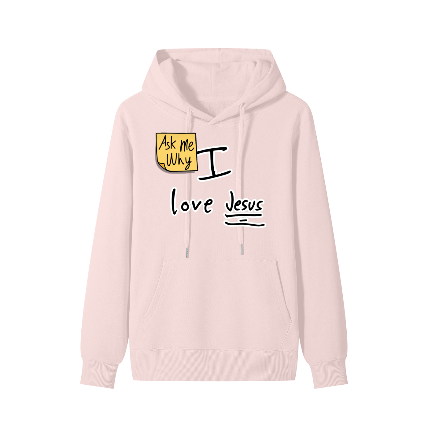 Ask Me Why I Love Jesus Unisex Cotton Hoodie