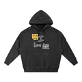 Ask Me Why I Love Jesus Snow Washed Tape Raw Edge Hoodie