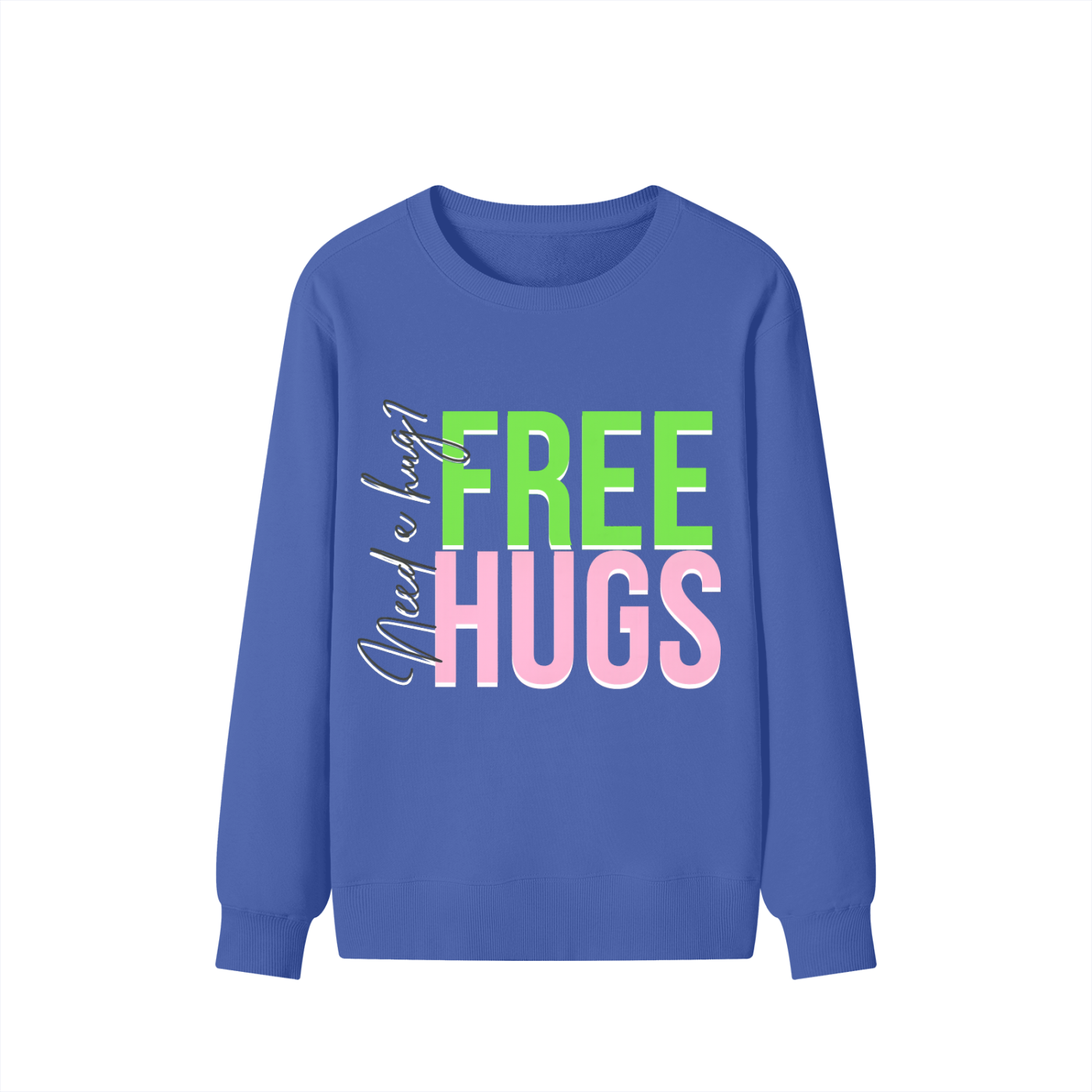 Free Hugs Unisex Cotton Sweatshirt