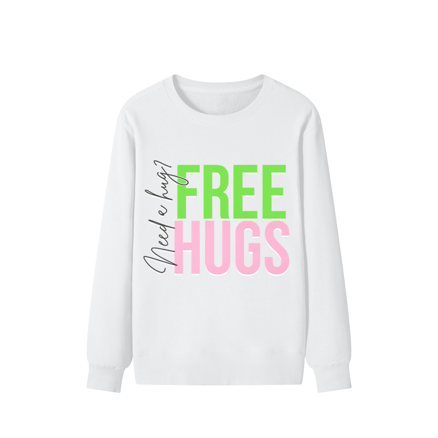 Free Hugs Unisex Cotton Sweatshirt