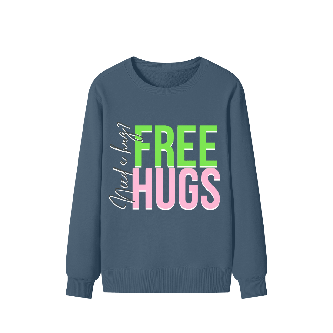 Free Hugs Unisex Cotton Sweatshirt