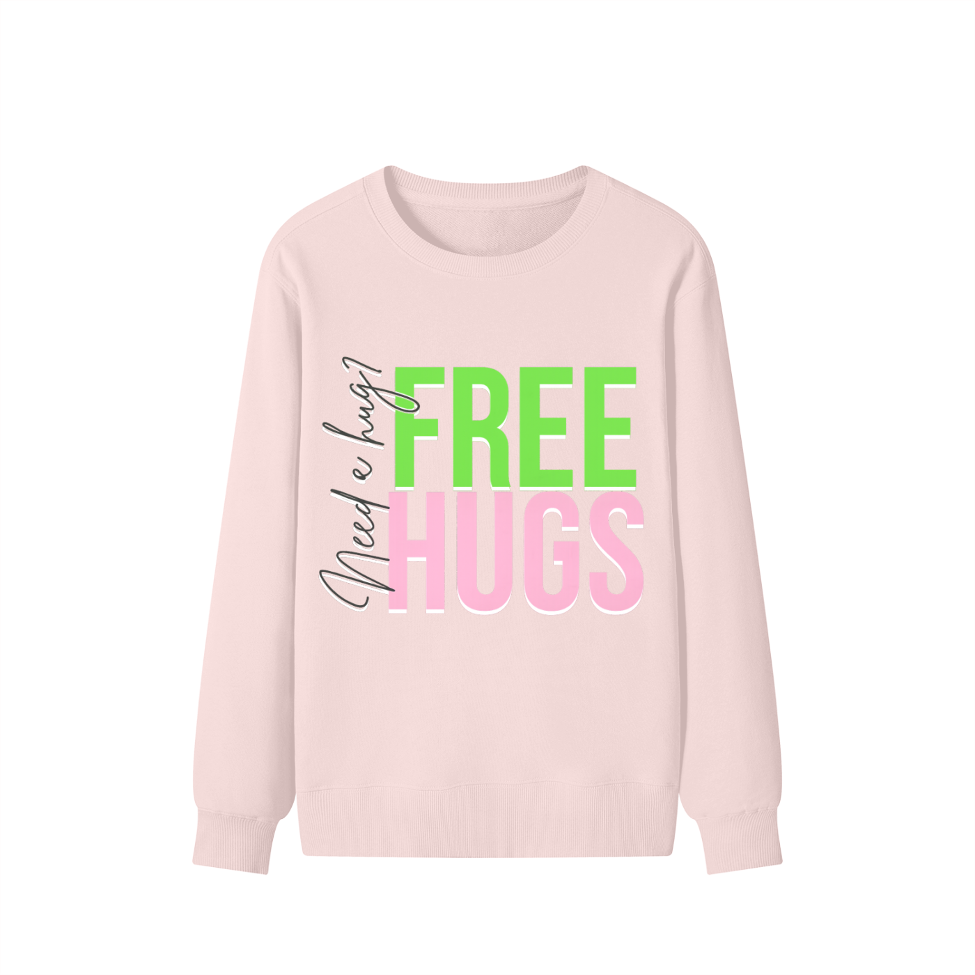 Free Hugs Unisex Cotton Sweatshirt