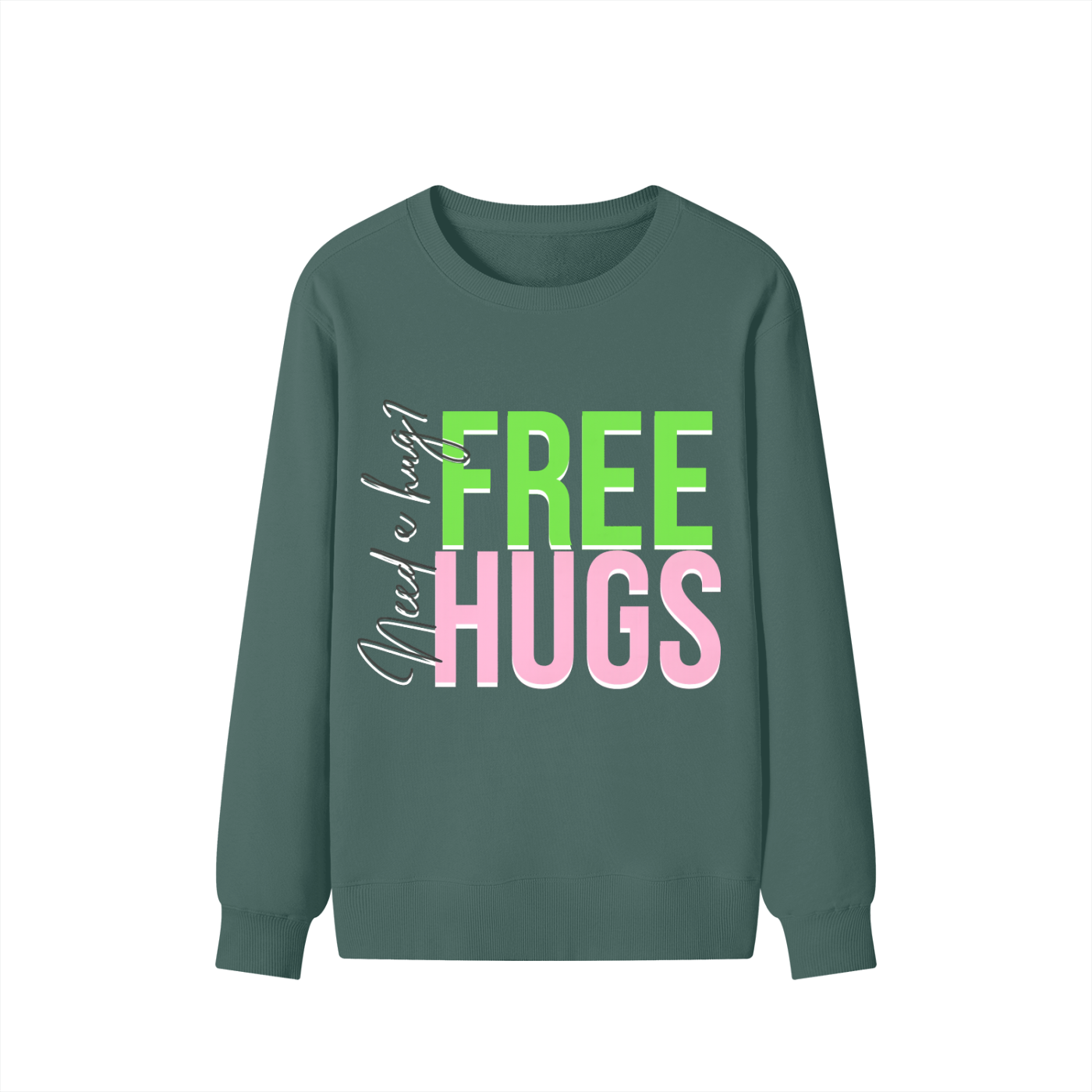 Free Hugs Unisex Cotton Sweatshirt