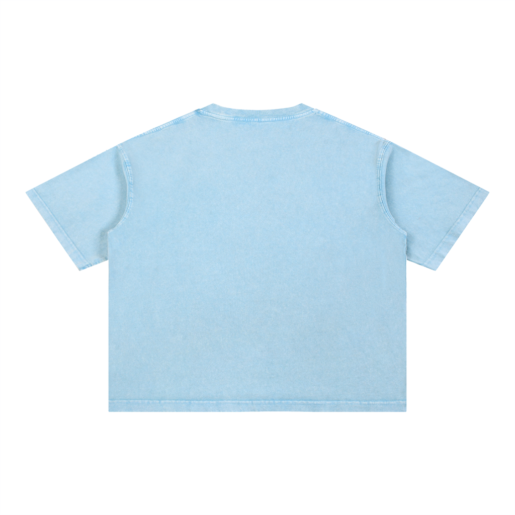Ask Me Why I Love Jesus Boxy Mineral Wash Cotton T-shirt