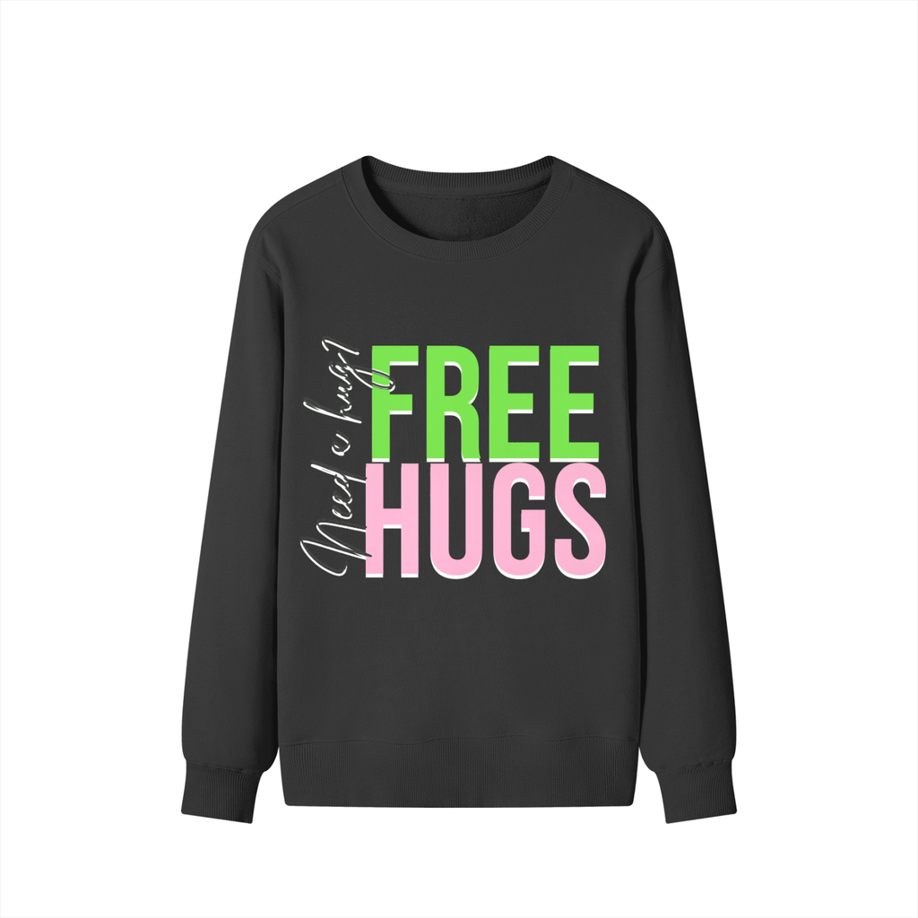 Free Hugs Unisex Cotton Sweatshirt