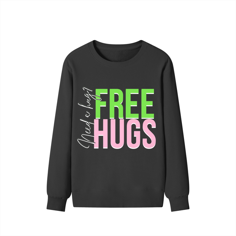 Free Hugs Unisex Cotton Sweatshirt