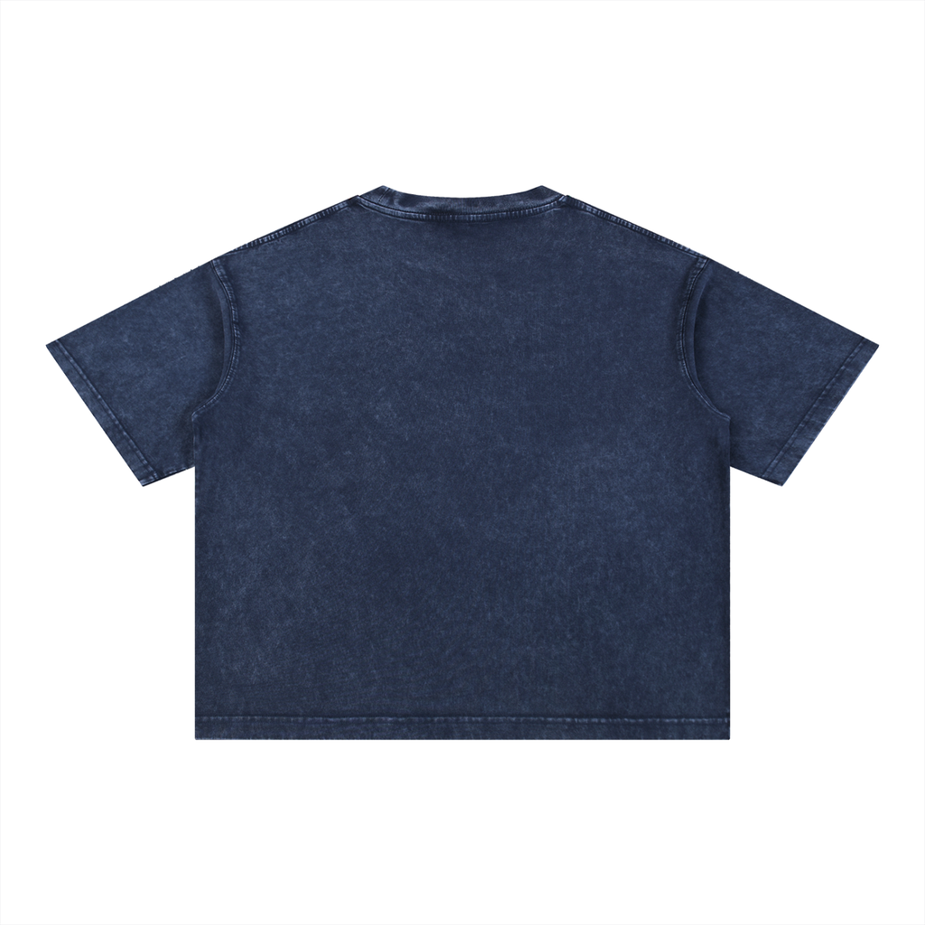 Free Hugs Boxy Mineral Wash Cotton T-shirt