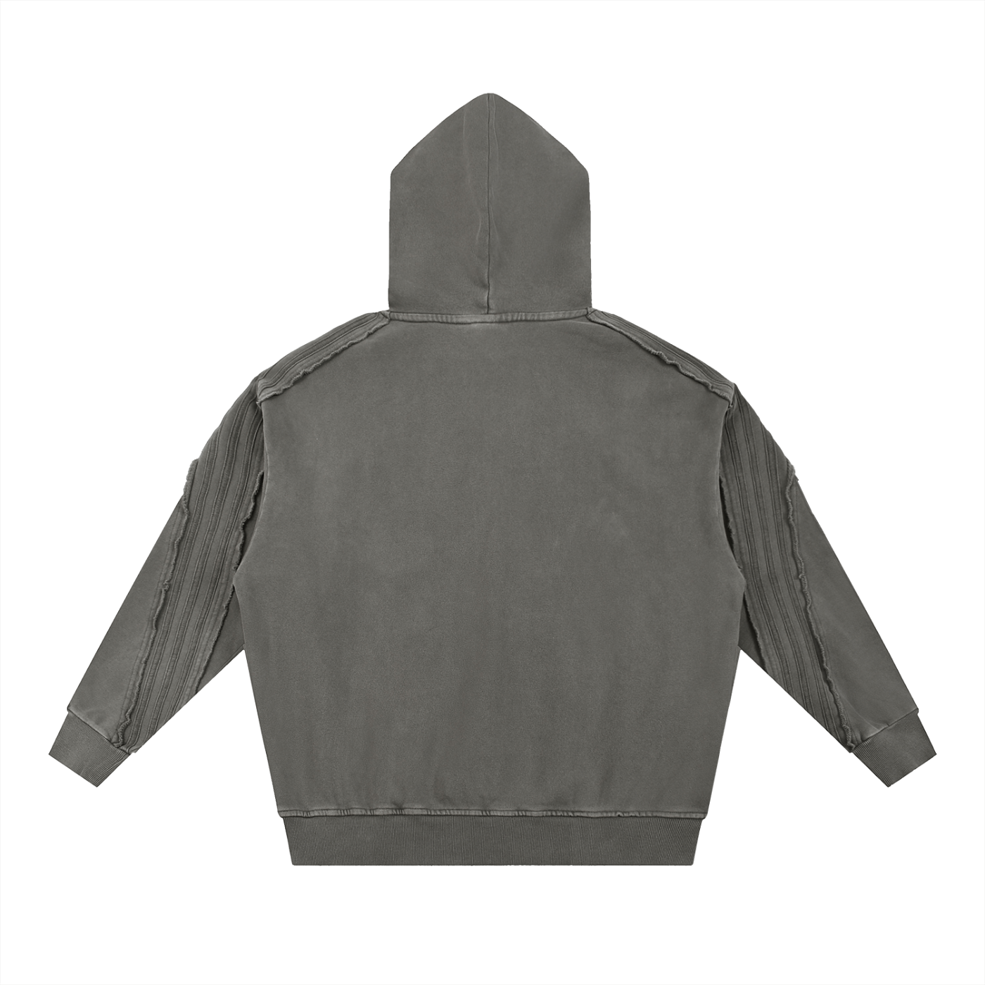 Ask Me Why I Love Jesus Snow Washed Tape Raw Edge Hoodie