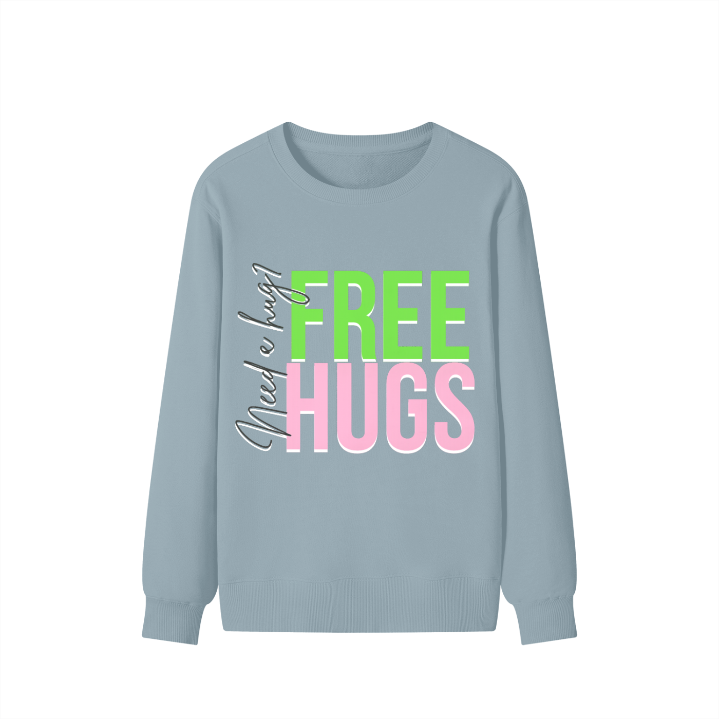 Free Hugs Unisex Cotton Sweatshirt